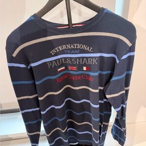 Paul & Shark Yachting Navy and Red Shirt